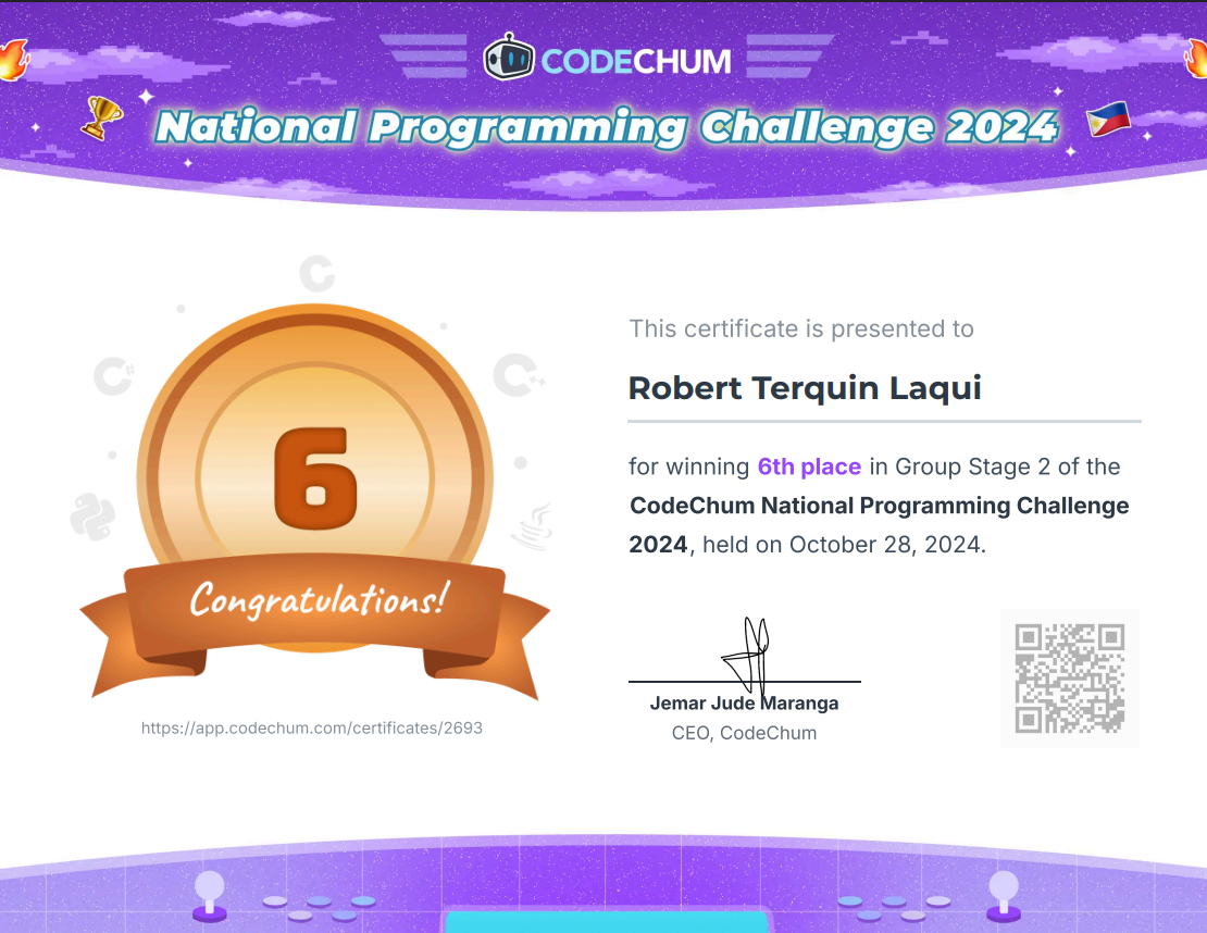 National Programming Challenge 2024