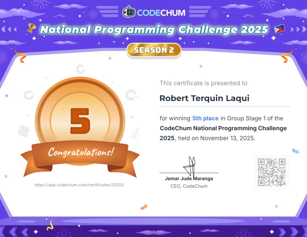 National Programming Challenge 2025
