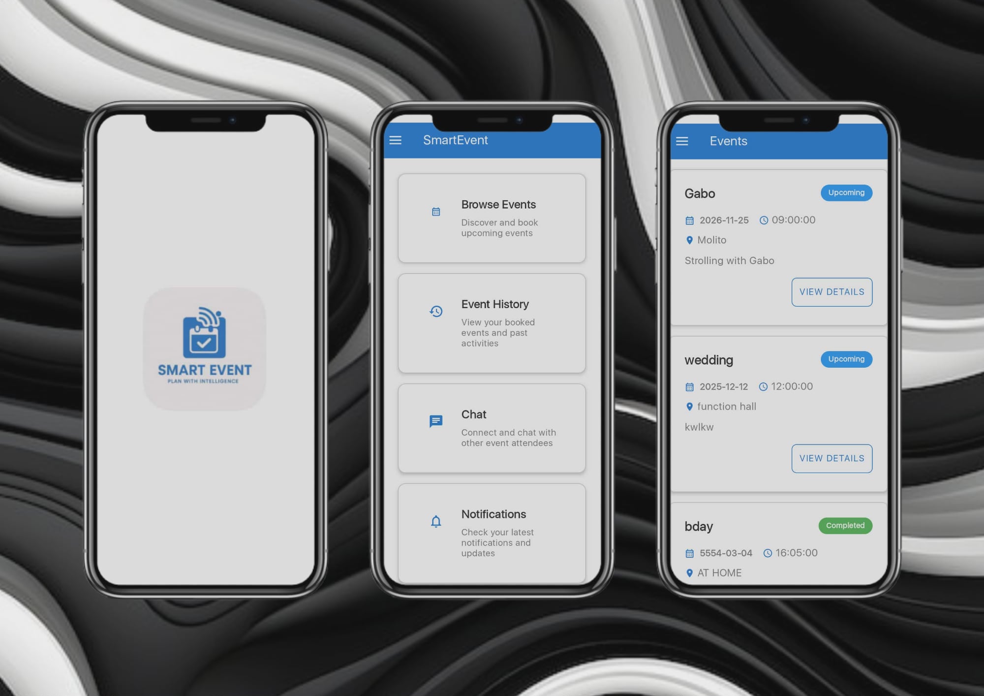 Smart Event App Screenshot